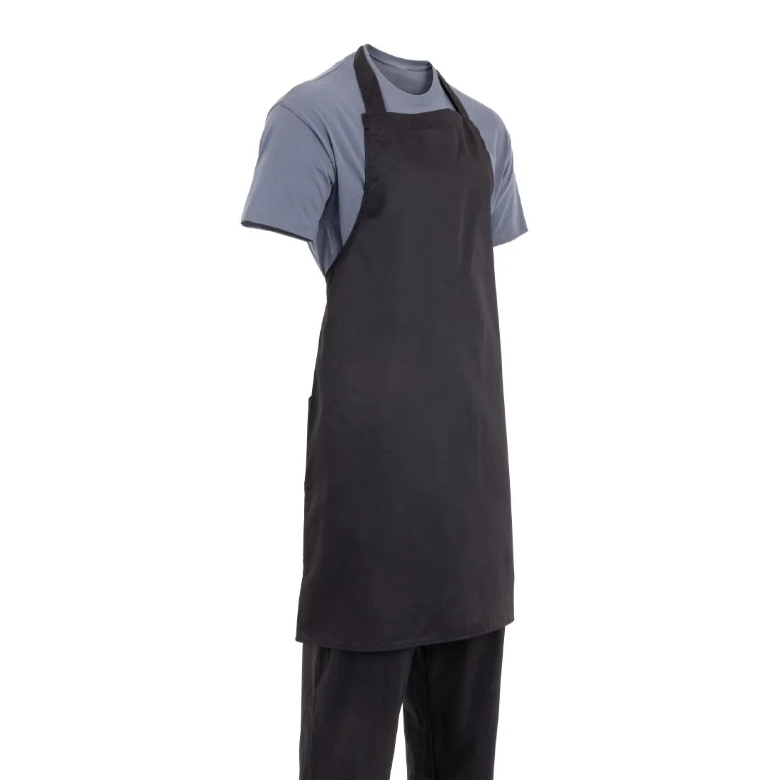 Whites Bib Apron Polycotton Black