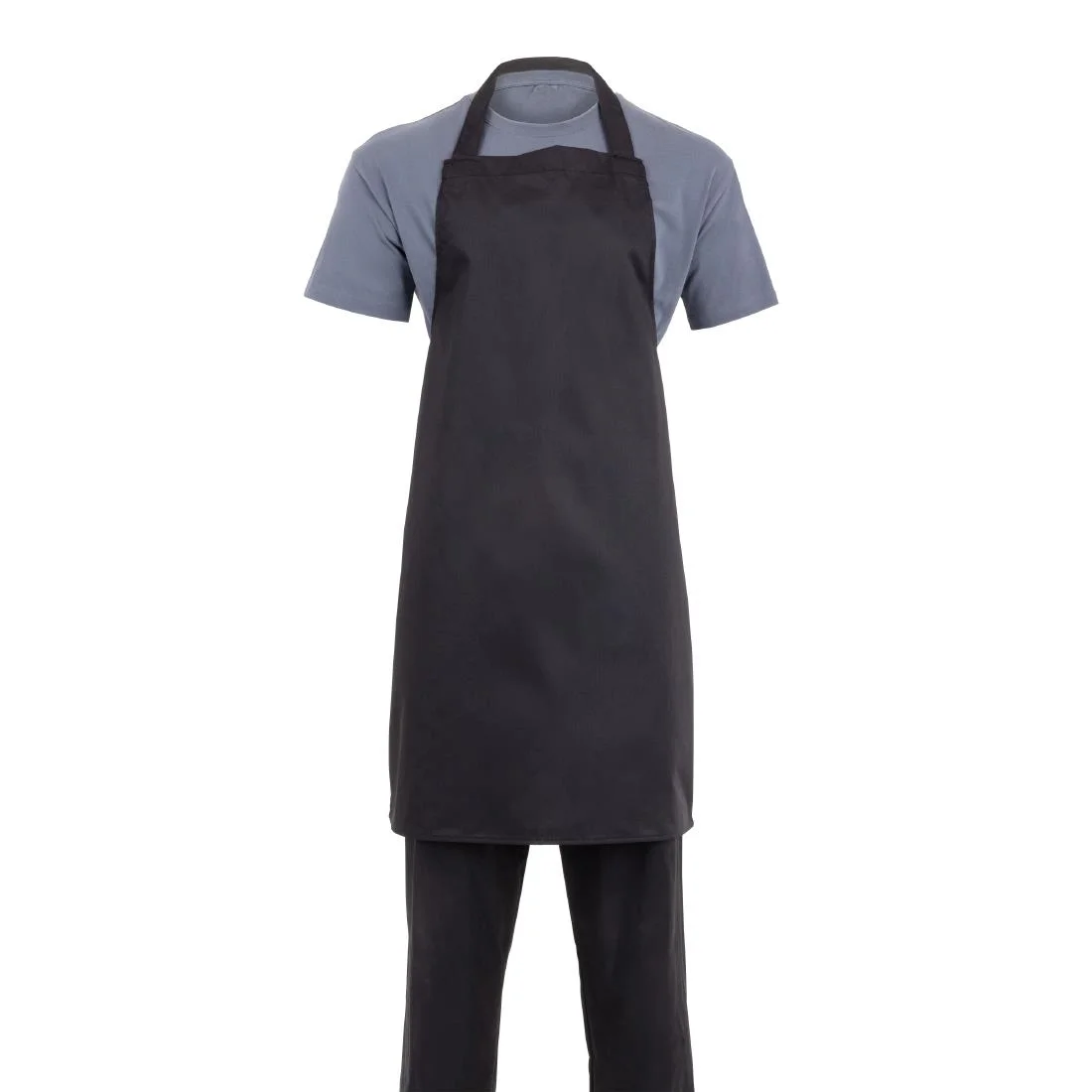 Whites Bib Apron Polycotton Black - Image 7