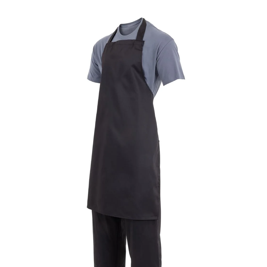 Whites Bib Apron Polycotton Black - Image 8