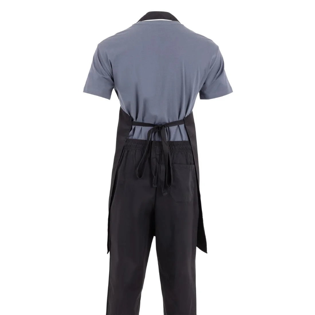 Whites Bib Apron Polycotton Black - Image 9