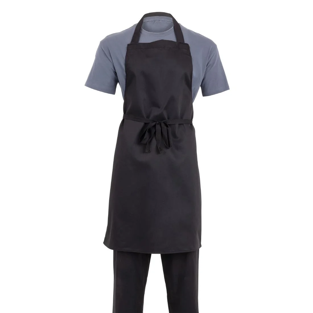 Whites Bib Apron Polycotton Black - Image 10