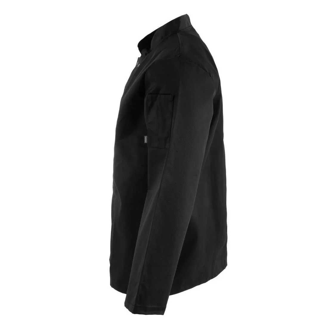 Whites Vegas Unisex Chef Jacket Long Sleeve Black - Image 8