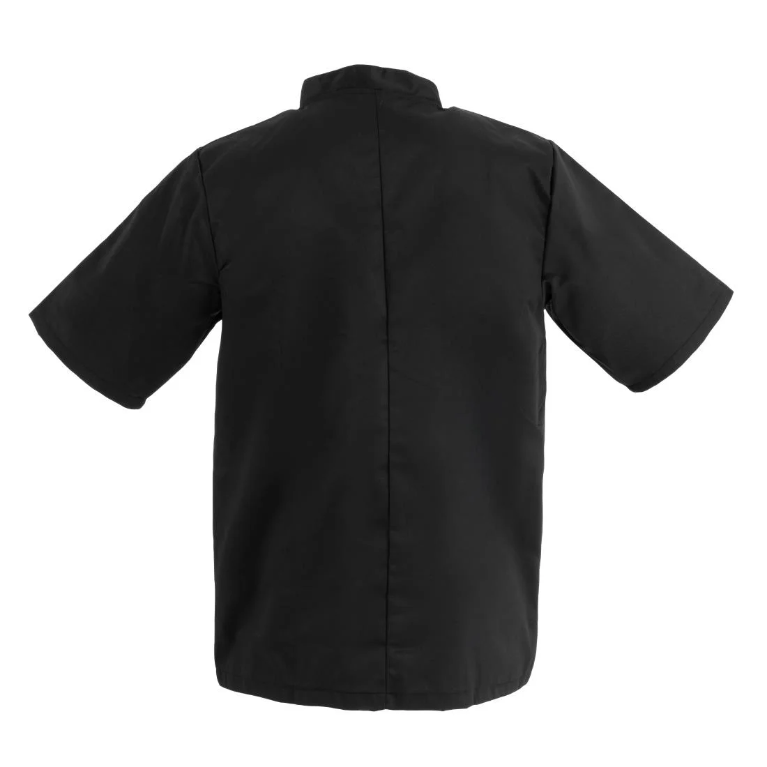 Whites Vegas Unisex Chef Jacket Short Sleeve Black - Image 8