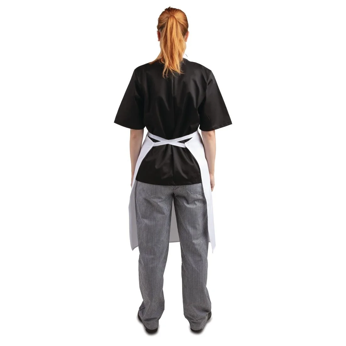 Whites Bib Apron Polycotton White - Image 3