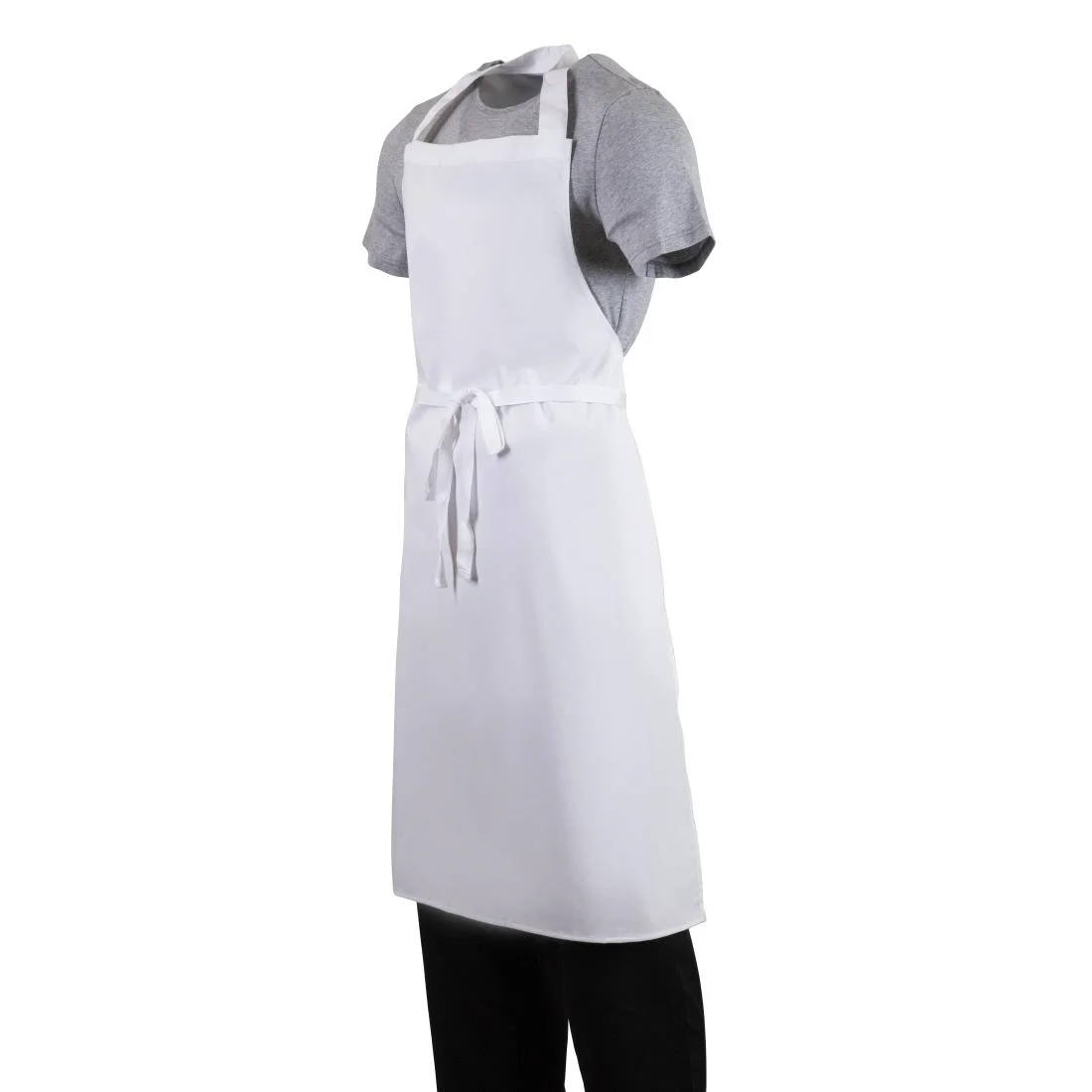 Whites Bib Apron White XL - Image 4