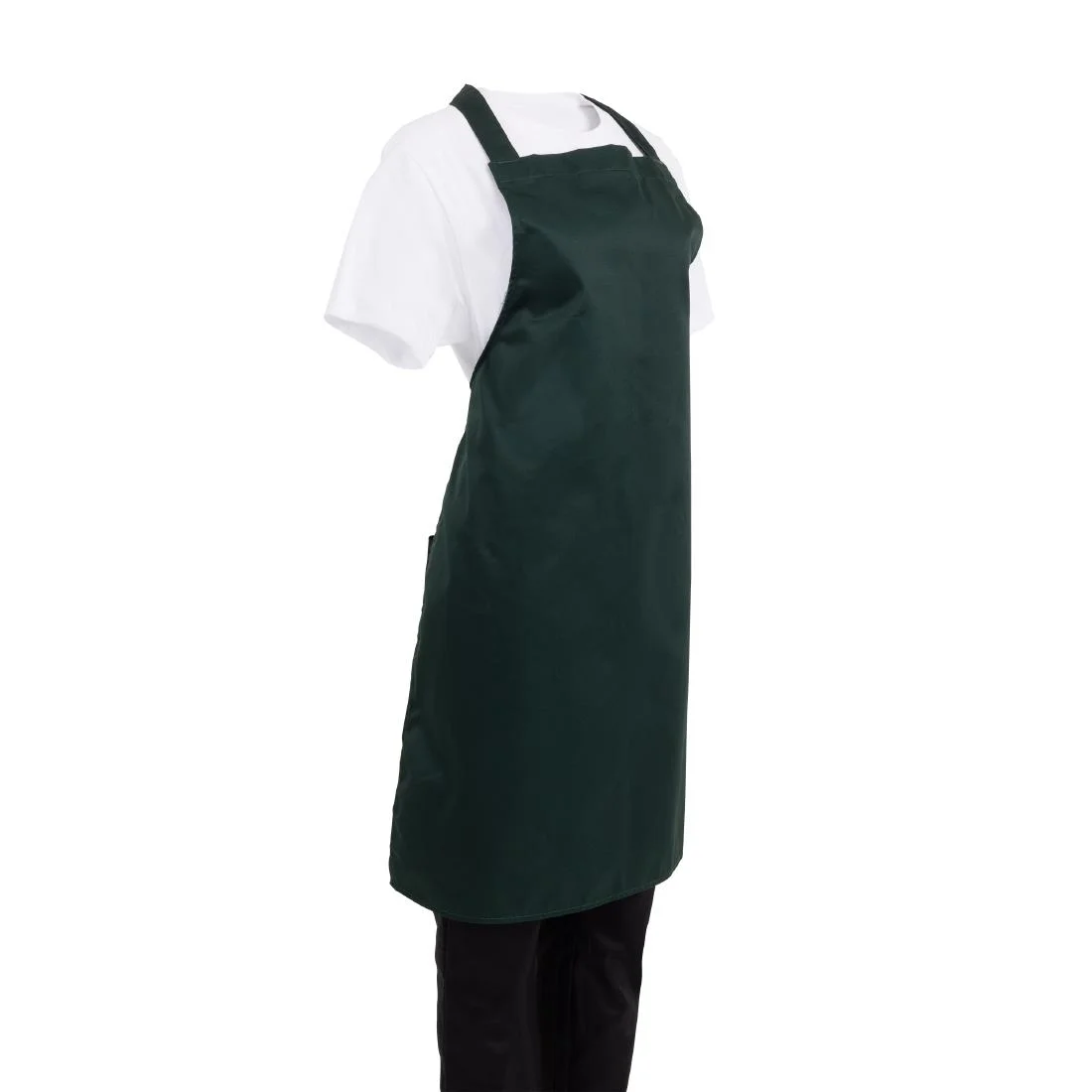 Whites Bib Apron Bottle Green