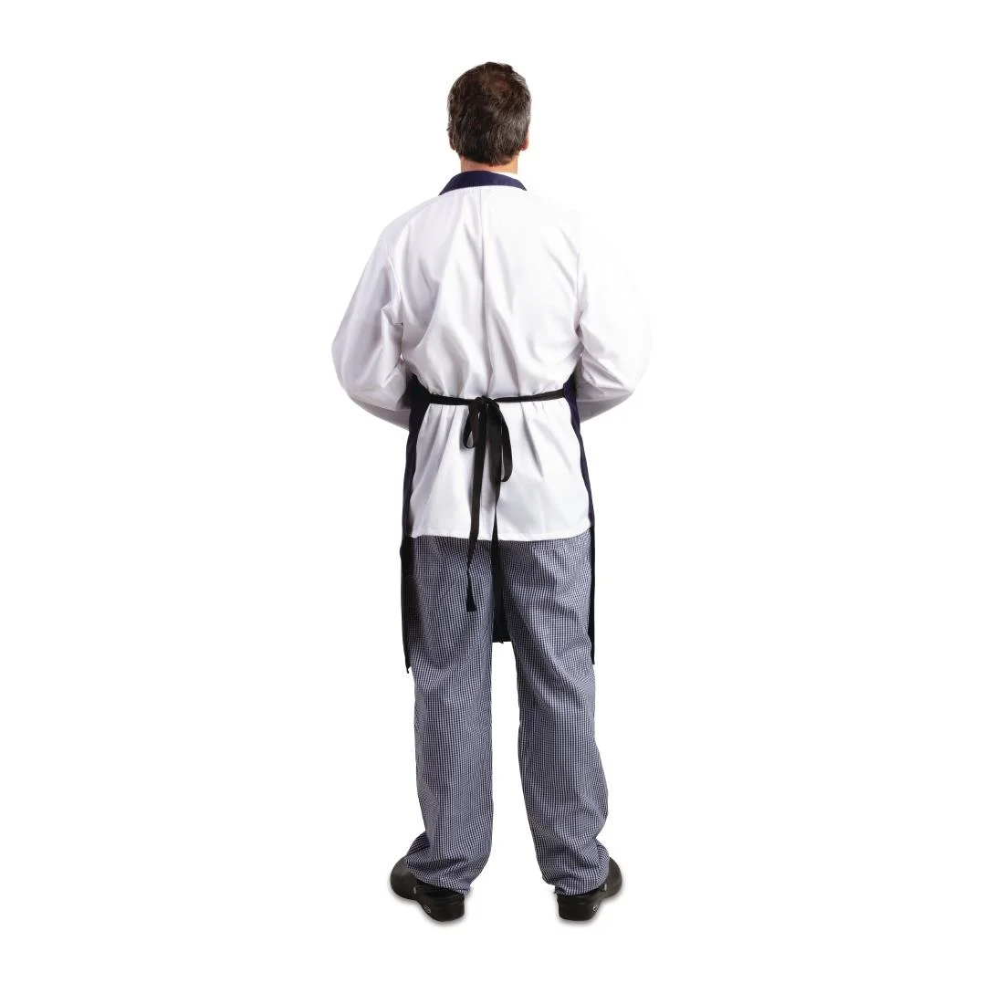 Whites Bib Apron Navy Blue - Image 3