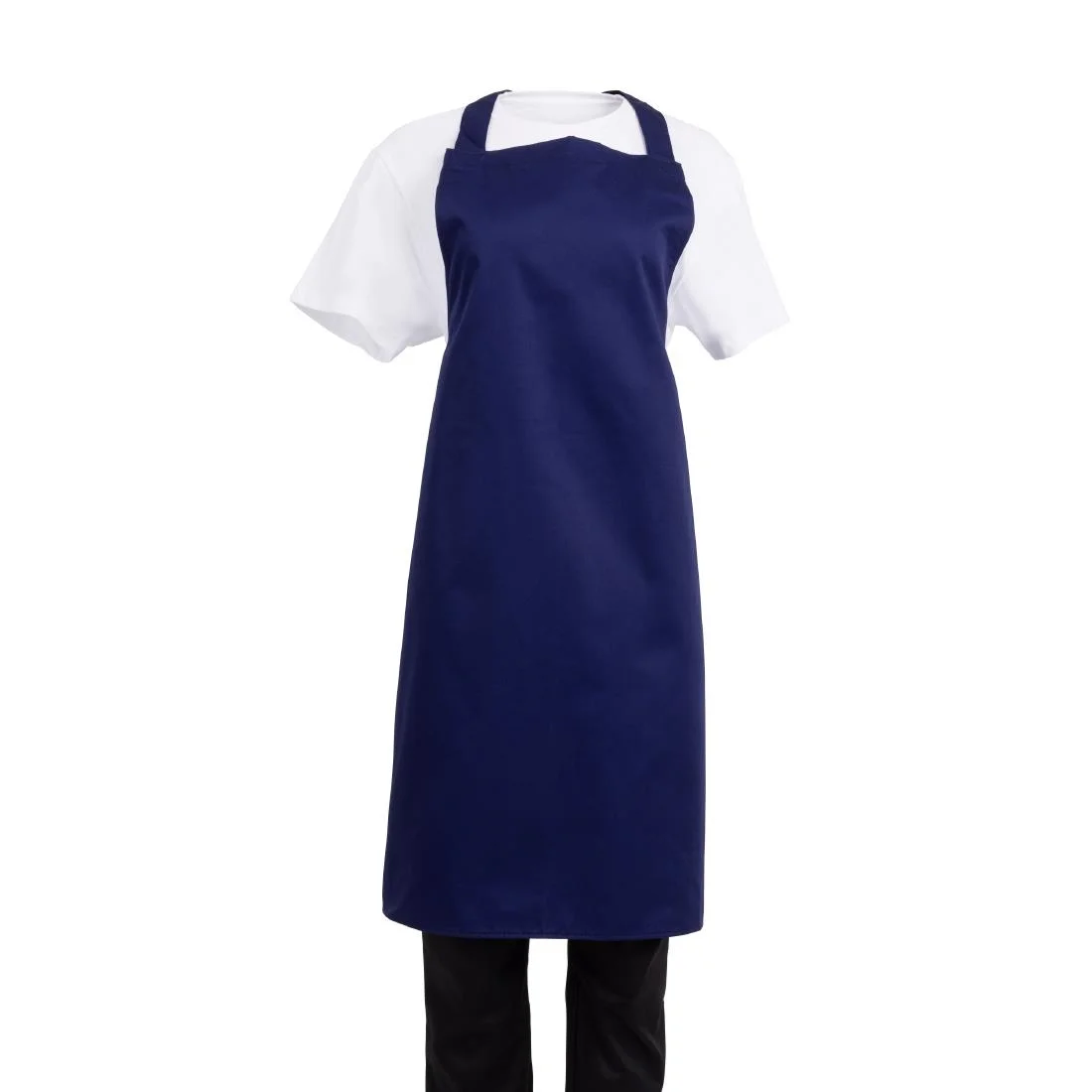 Whites Bib Apron Navy Blue - Image 9