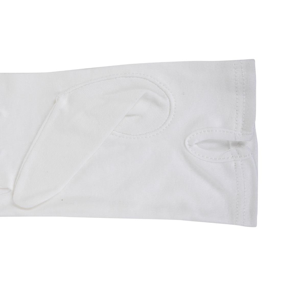 Mens Waiting Gloves White L