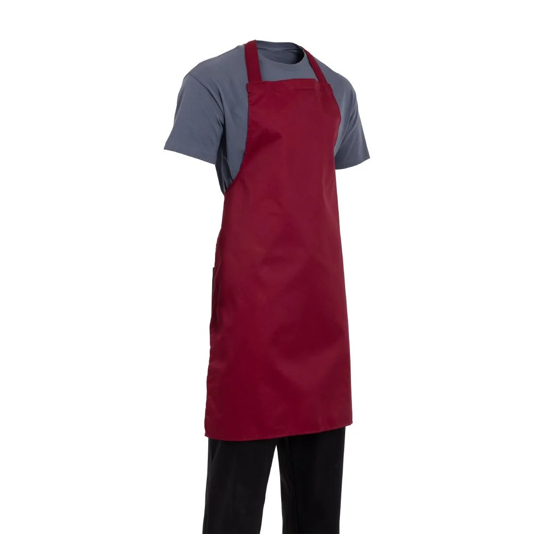 Whites Bib Apron Burgundy