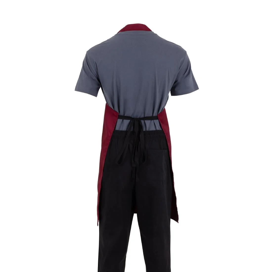 Whites Bib Apron Burgundy - Image 9