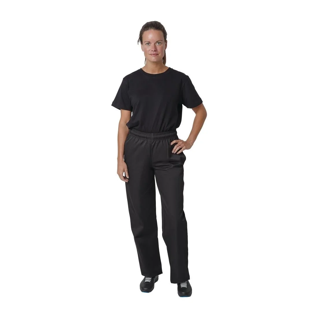 Whites Vegas Chef Trousers Polycotton Black - Image 6