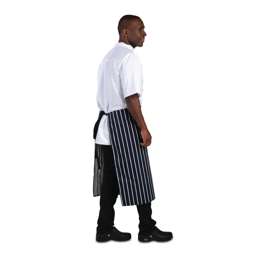 Whites Butchers Waist Apron Blue and White Stripe - Image 4