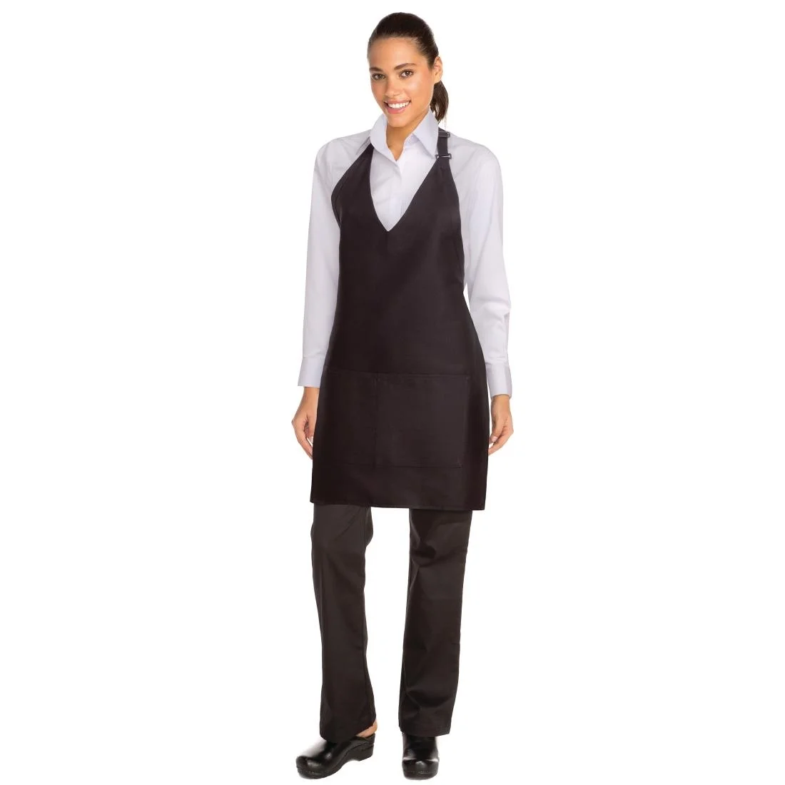 Uniform Works Tuxedo Bib Apron Black - Image 12