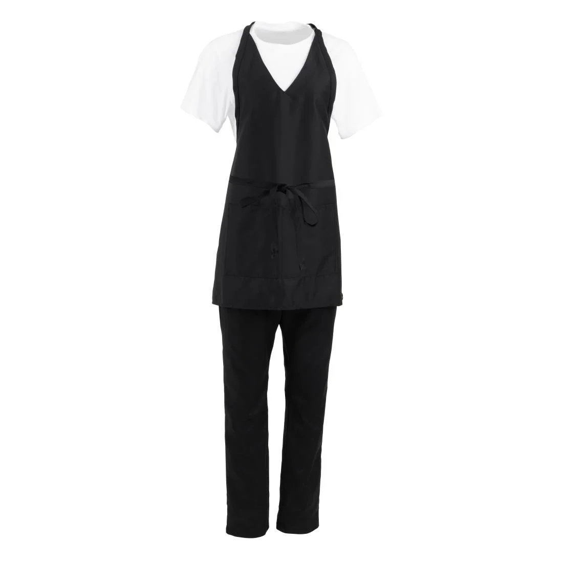 Uniform Works Tuxedo Bib Apron Black - Image 8