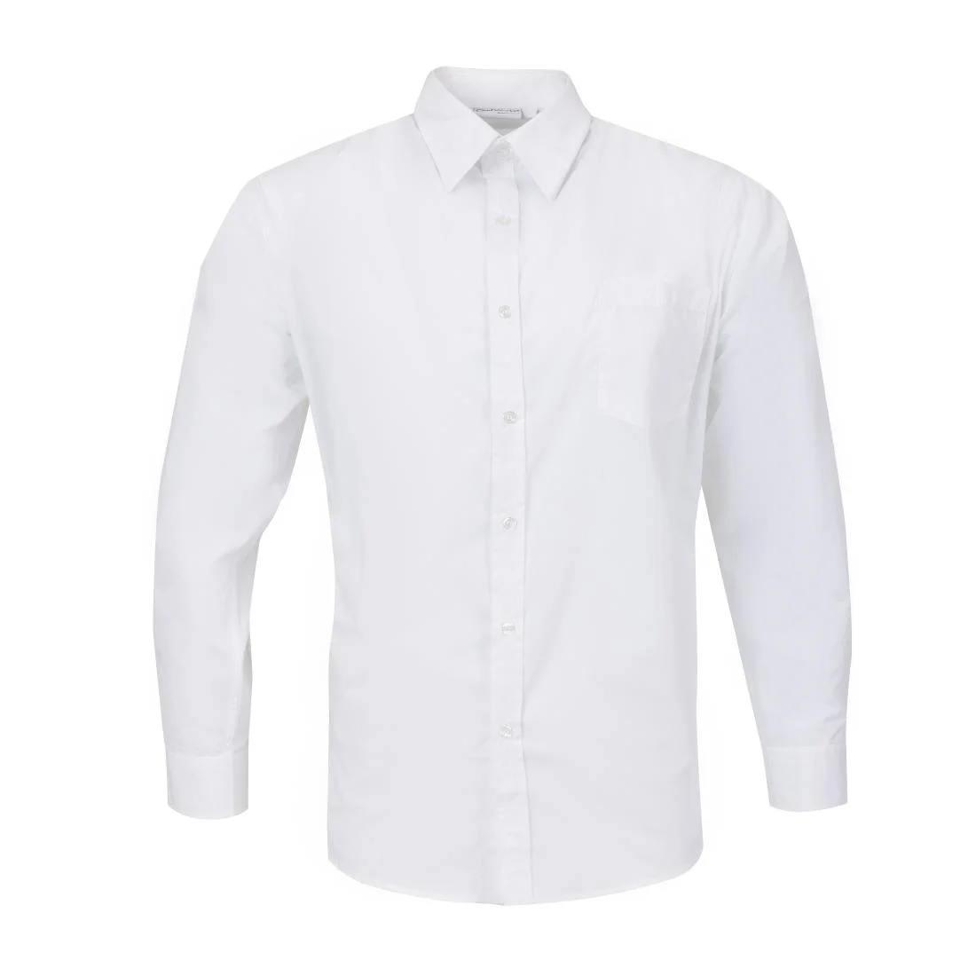 Uniform Works Unisex Long Sleeve Shirt White L