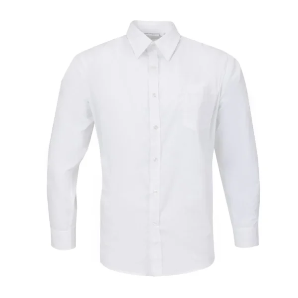 Uniform Works Unisex Long Sleeve Shirt White XL