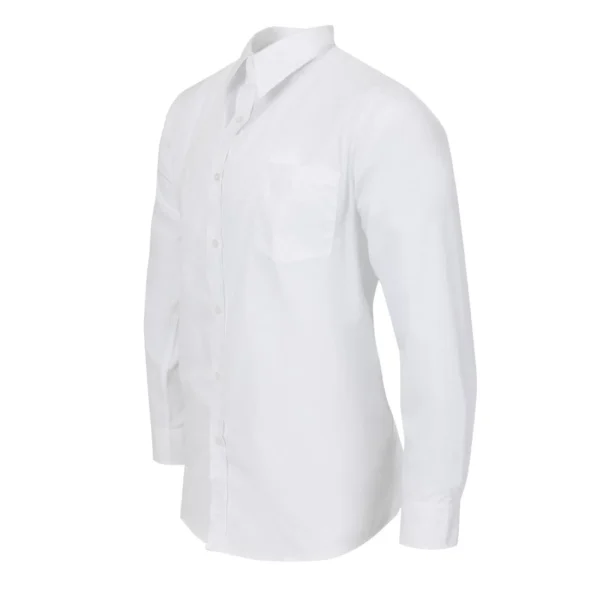 Uniform Works Unisex Long Sleeve Shirt White XL