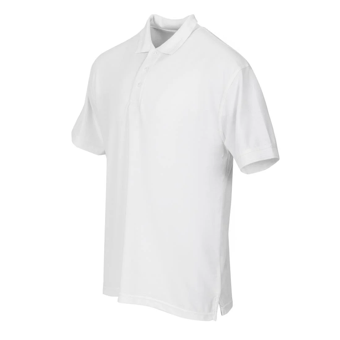 Unisex Polo Shirt White - Image 3