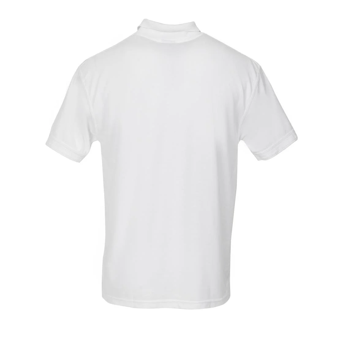 Unisex Polo Shirt White - Image 5
