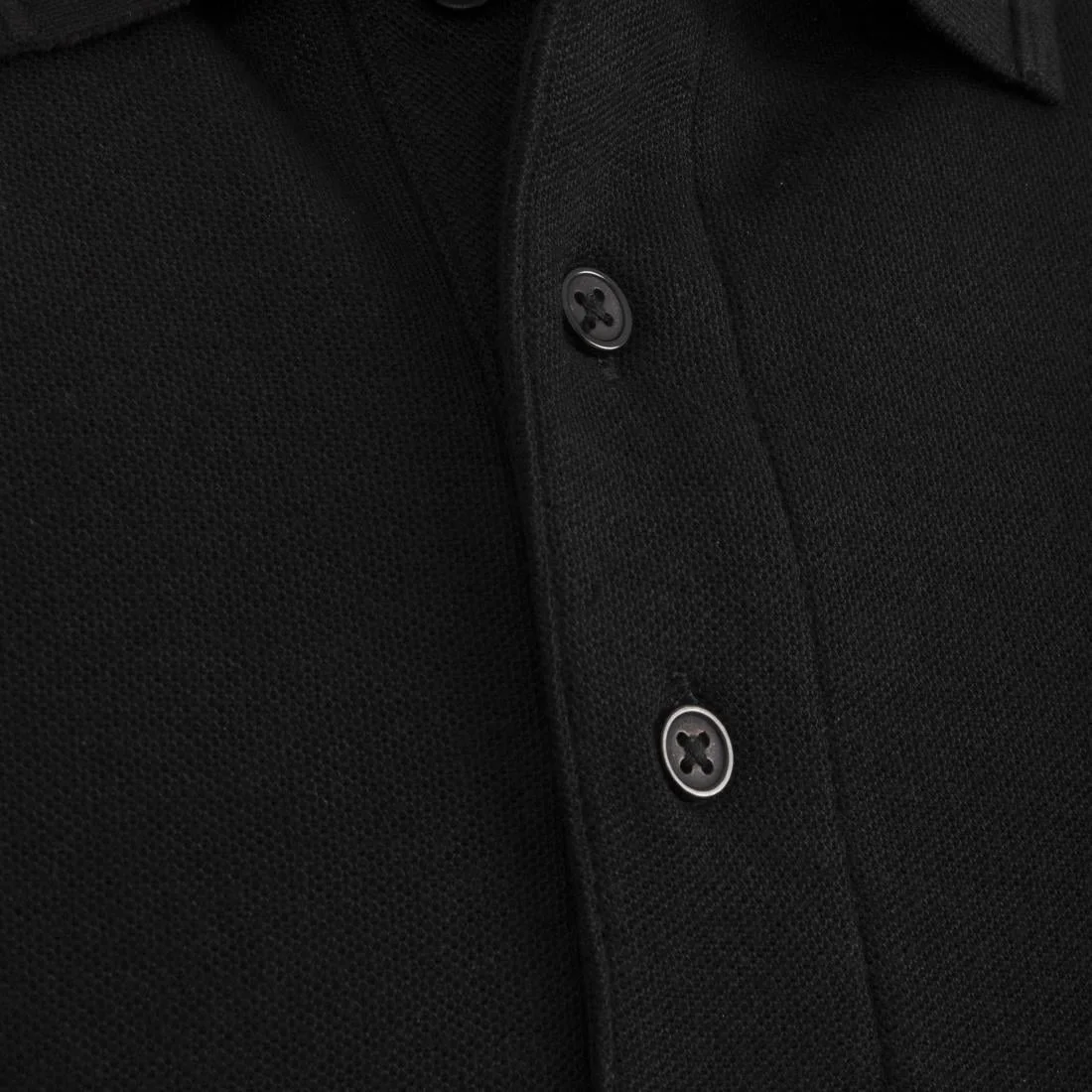 Unisex Polo Shirt Black XL - Image 6