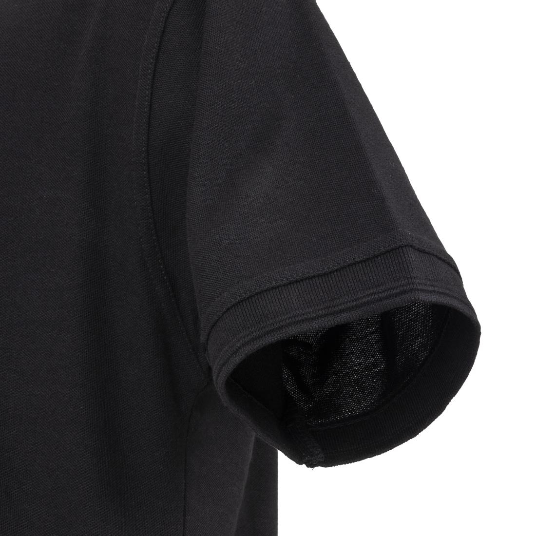 Unisex Polo Shirt Black L
