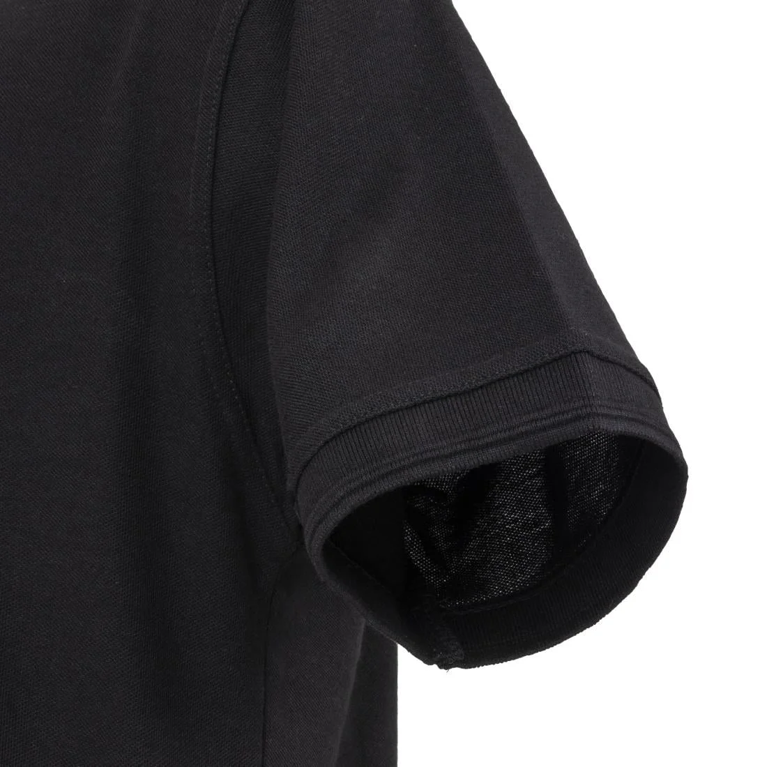 Unisex Polo Shirt Black XL - Image 7