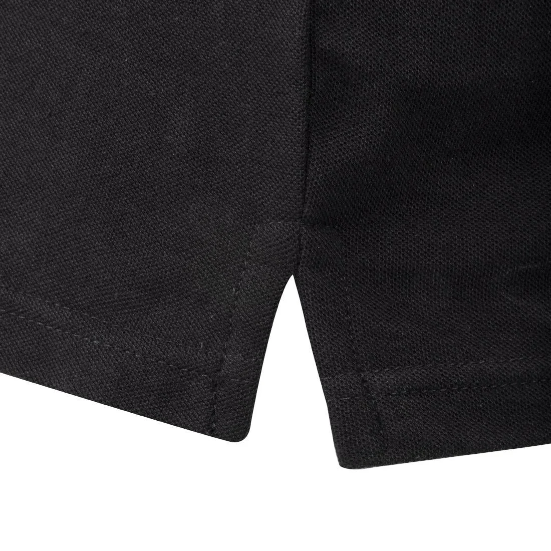 Unisex Polo Shirt Black XL - Image 8