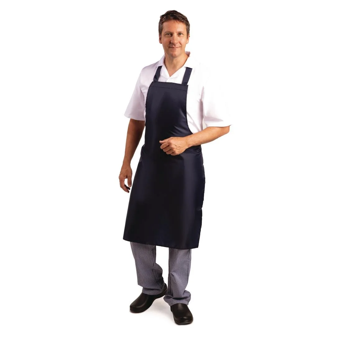 Whites Light Duty Waterproof Bib Apron Blue - Image 13