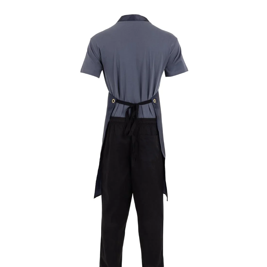 Whites Light Duty Waterproof Bib Apron Blue - Image 11