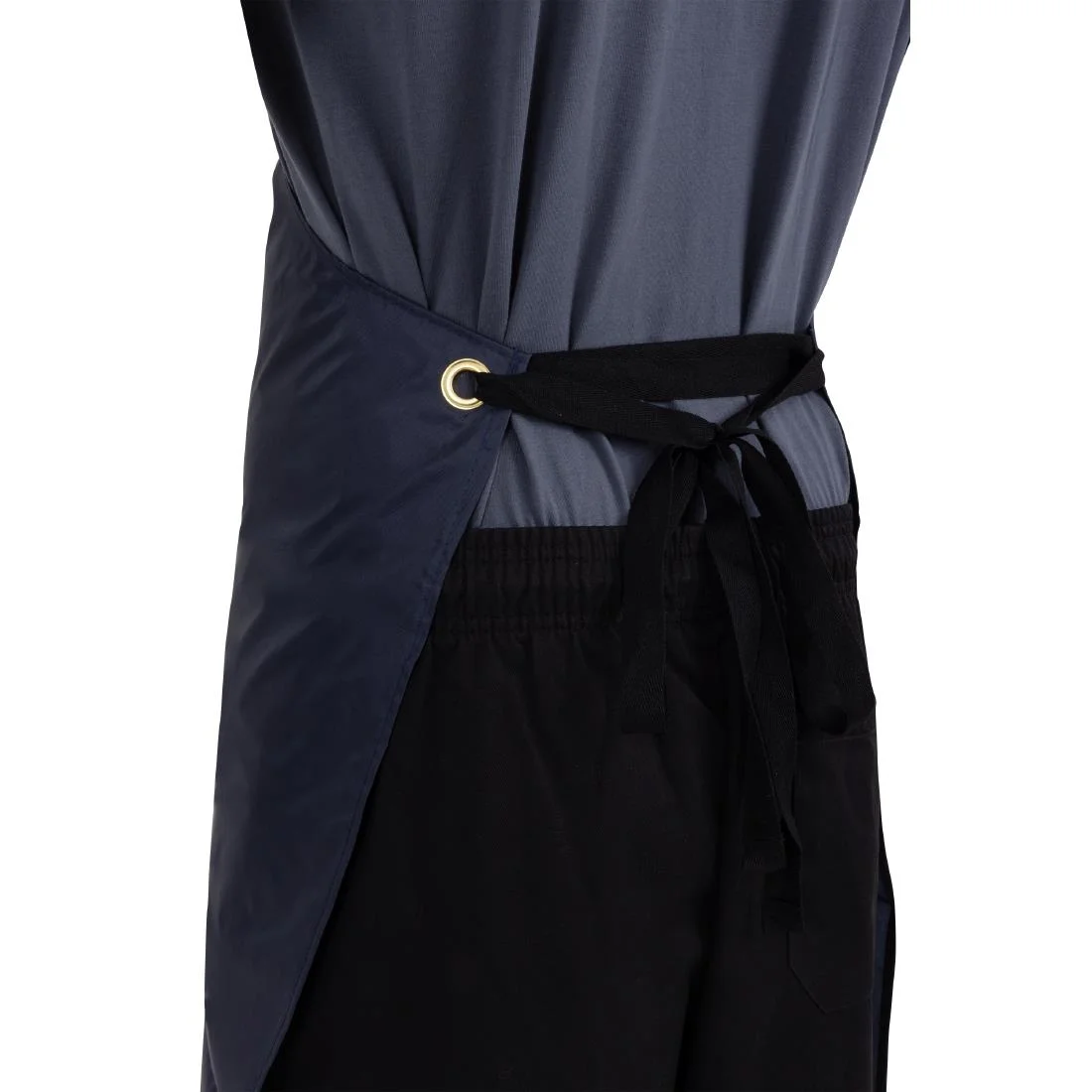 Whites Light Duty Waterproof Bib Apron Blue - Image 12