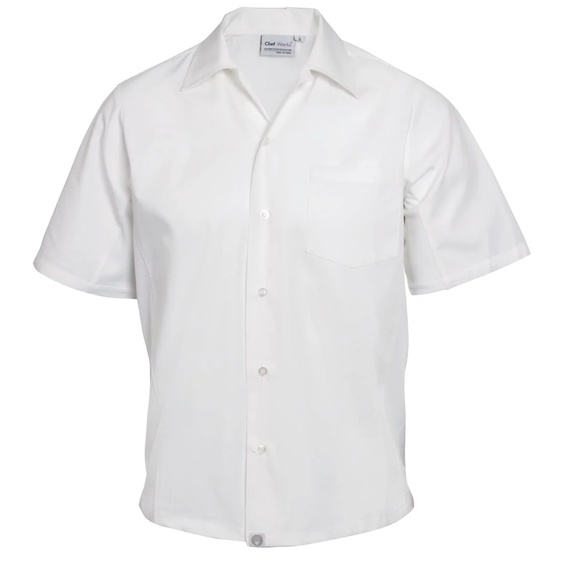 Chef Works Unisex Cool Vent White Chefs Shirt - Image 2
