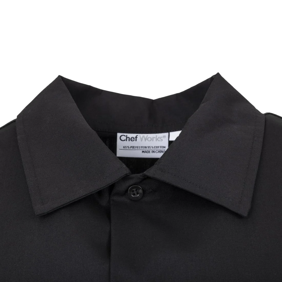 Chef Works Unisex Cool Vent Black Chefs Shirt - Image 4