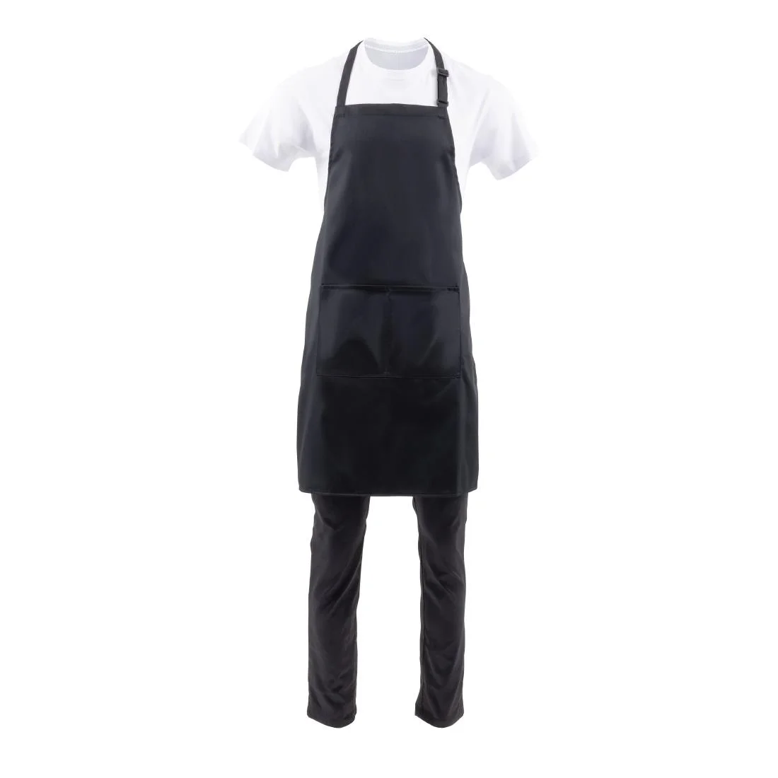 Chef Works Bib Apron Black - Image 9
