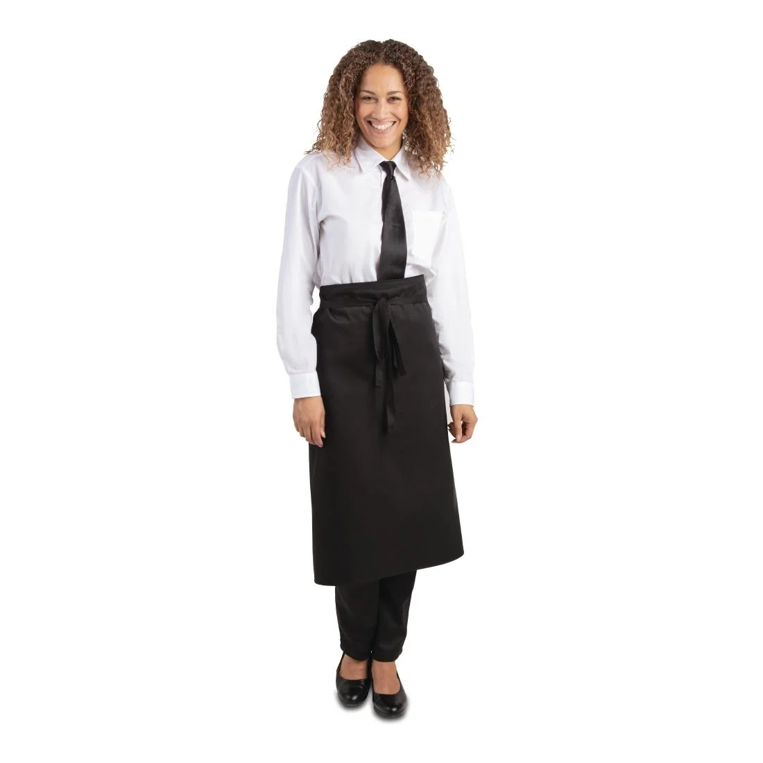 Whites Regular Waist Apron Black - Image 2
