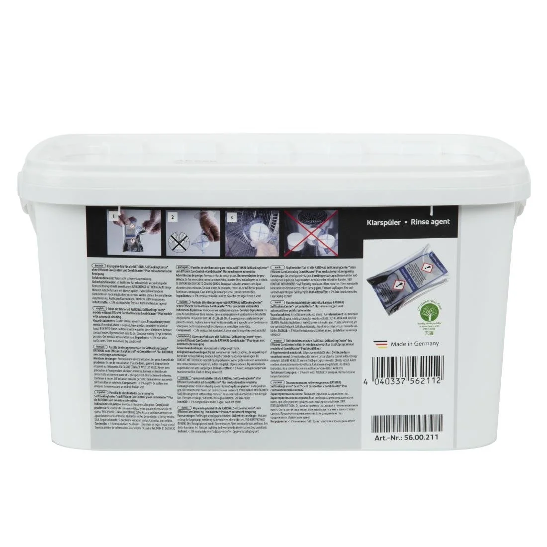 Combi Oven Rinse Aid Tablets Blue (50 Pack) - Image 2