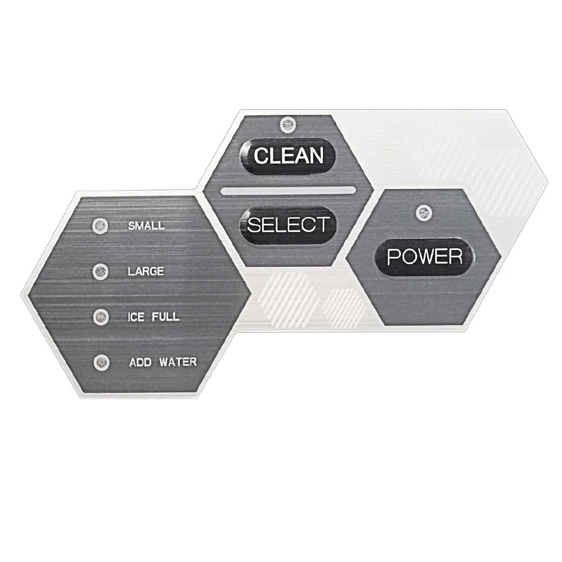 Nisbets Essentials Control Panel Sticker