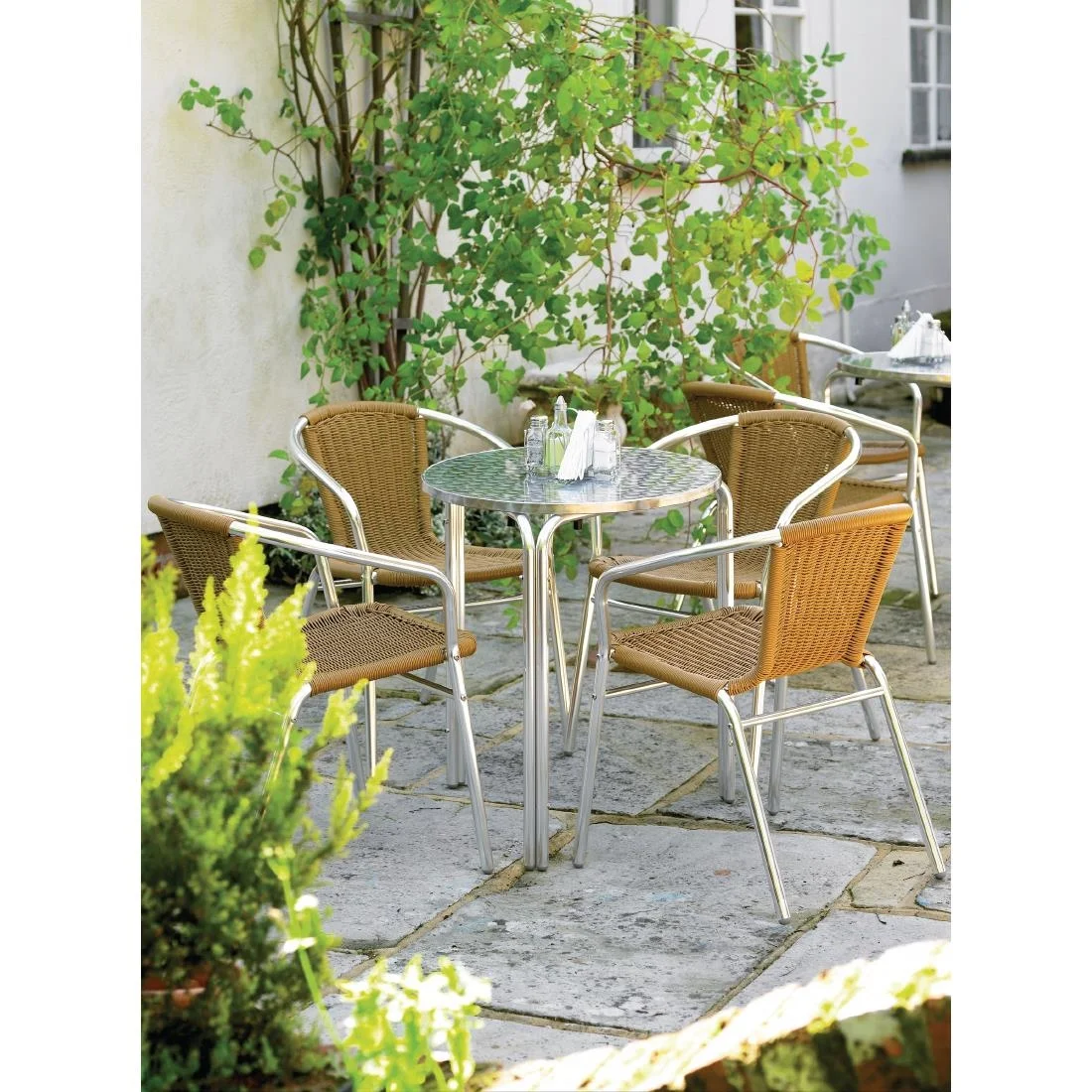 Bolero Round Stackable Bistro Table 600mm - Image 2