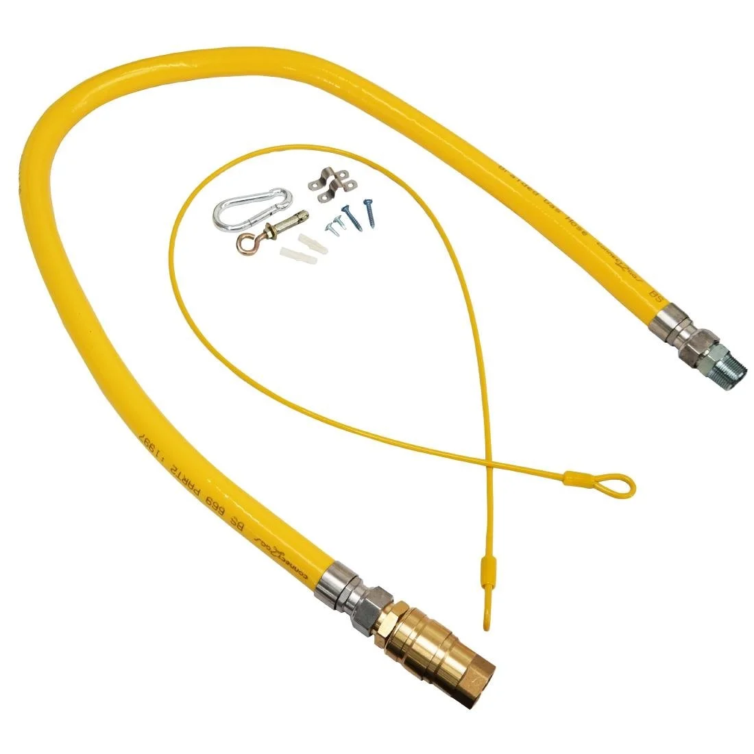 Connect2Gas Braided Quick Release Gas Hose 3/4"