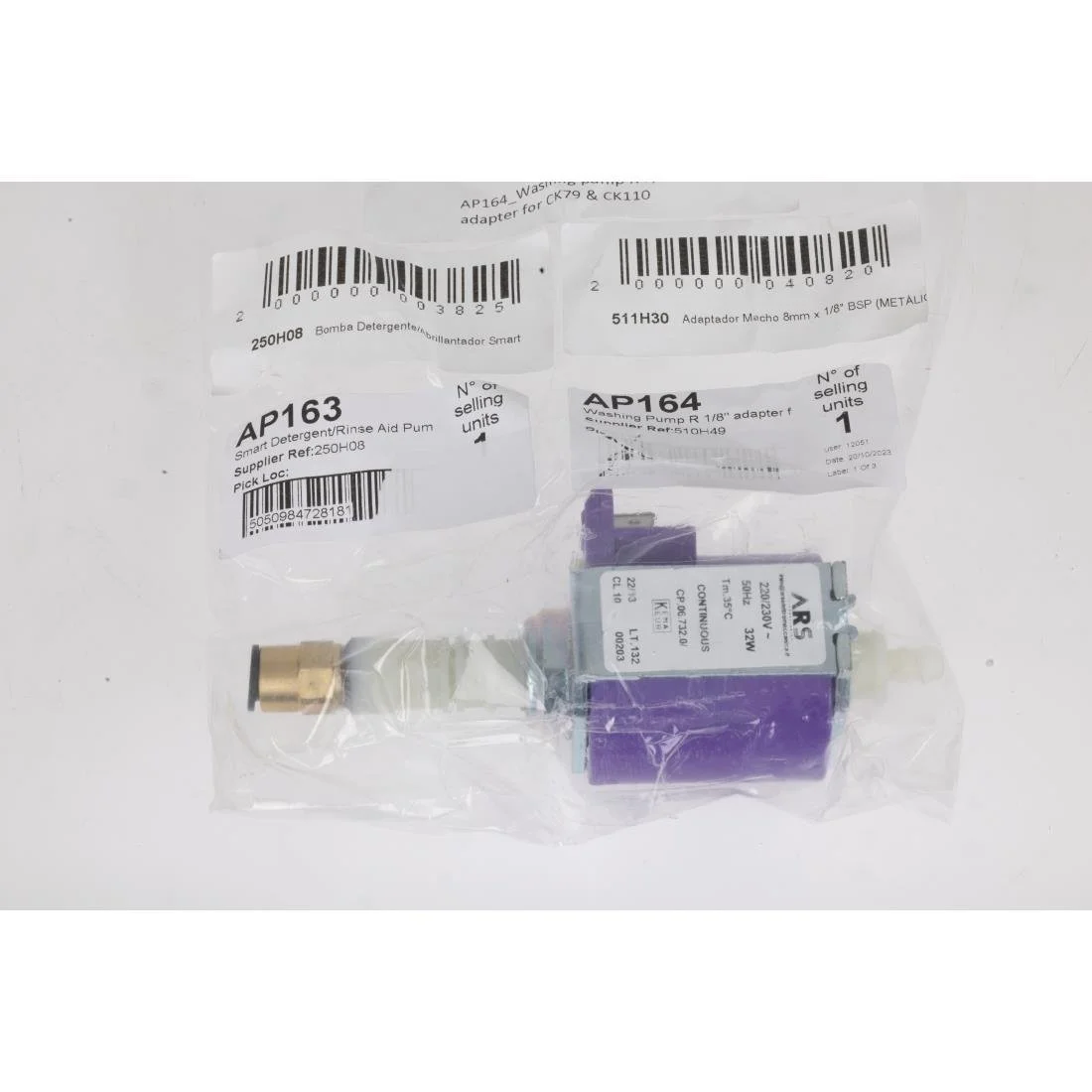 Buffalo Smart Detergent/Rinse Aid Pump - Image 2