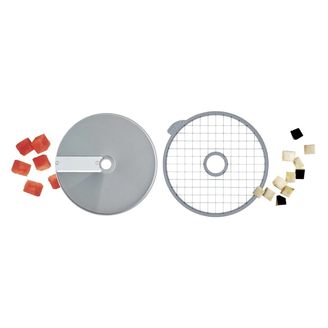 Robot Coupe Expert Mineral 14x14x14mm Dicing Disc Set 28113W - Image 2