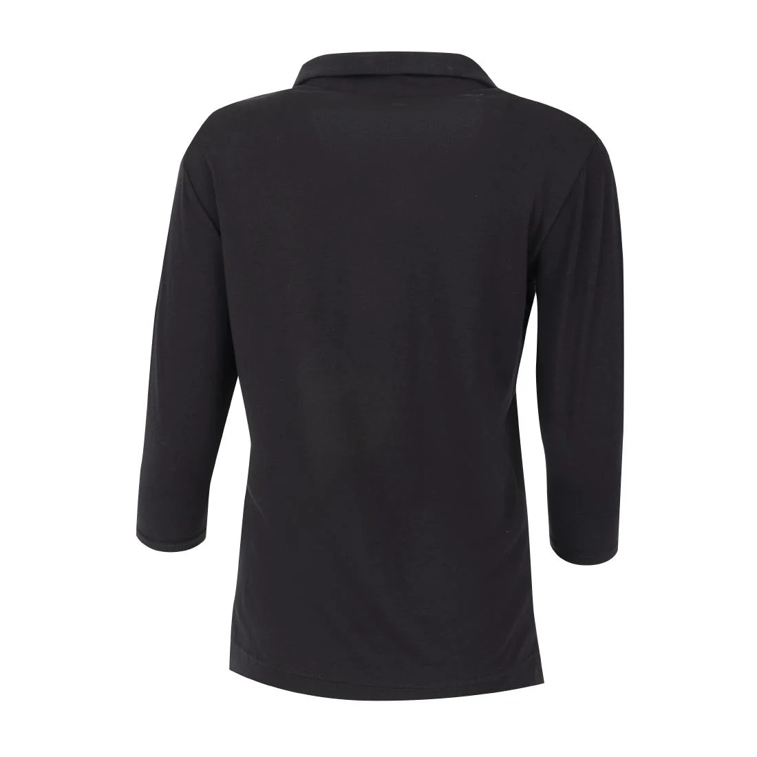 Uniform Works Womens V-Neck T-Shirt Black S