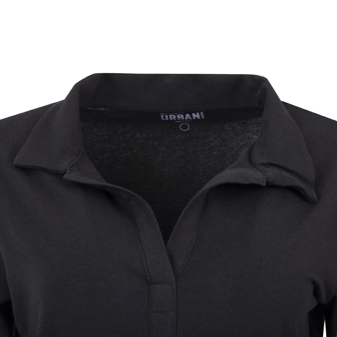 Uniform Works Womens V-Neck T-Shirt Black S