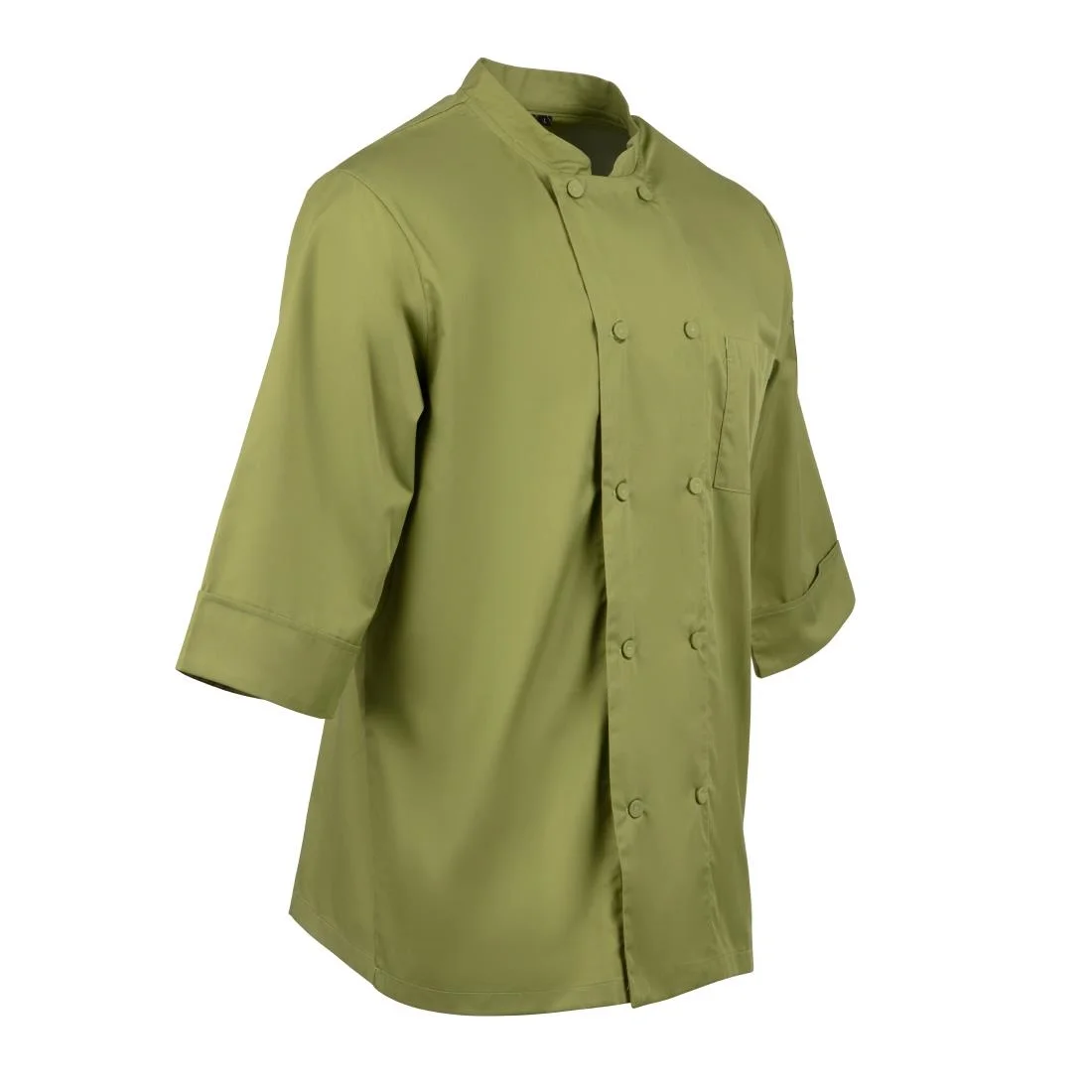 Chef Works Unisex Chefs Jacket Lime - Image 8