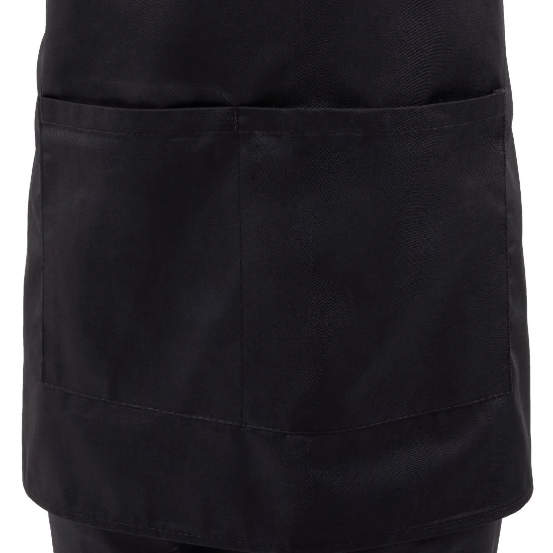 Whites V Neck Service Apron Black - Image 12