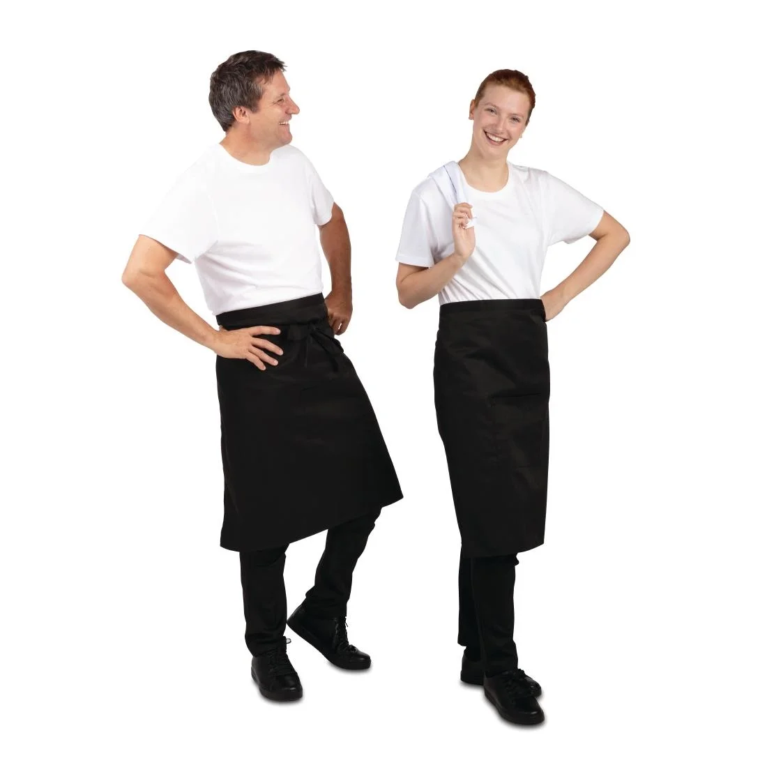 Regular Bistro Apron Black - Image 4