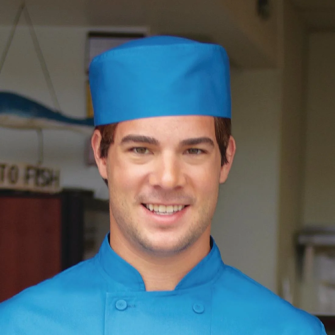 Chef Works Beanie Blue - Image 2