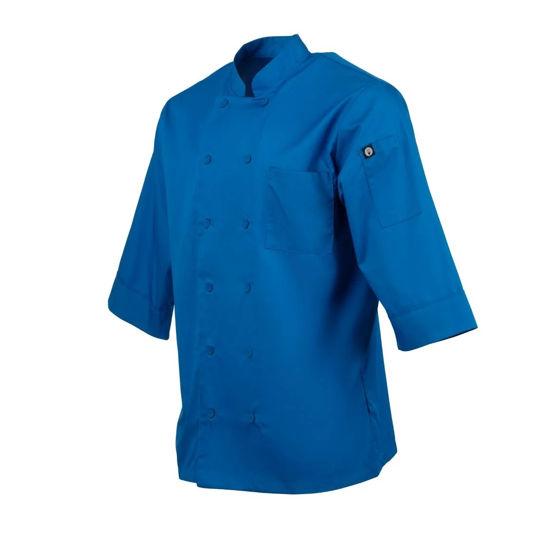 Chef Works Blue Unisex Chefs Jacket - Image 8