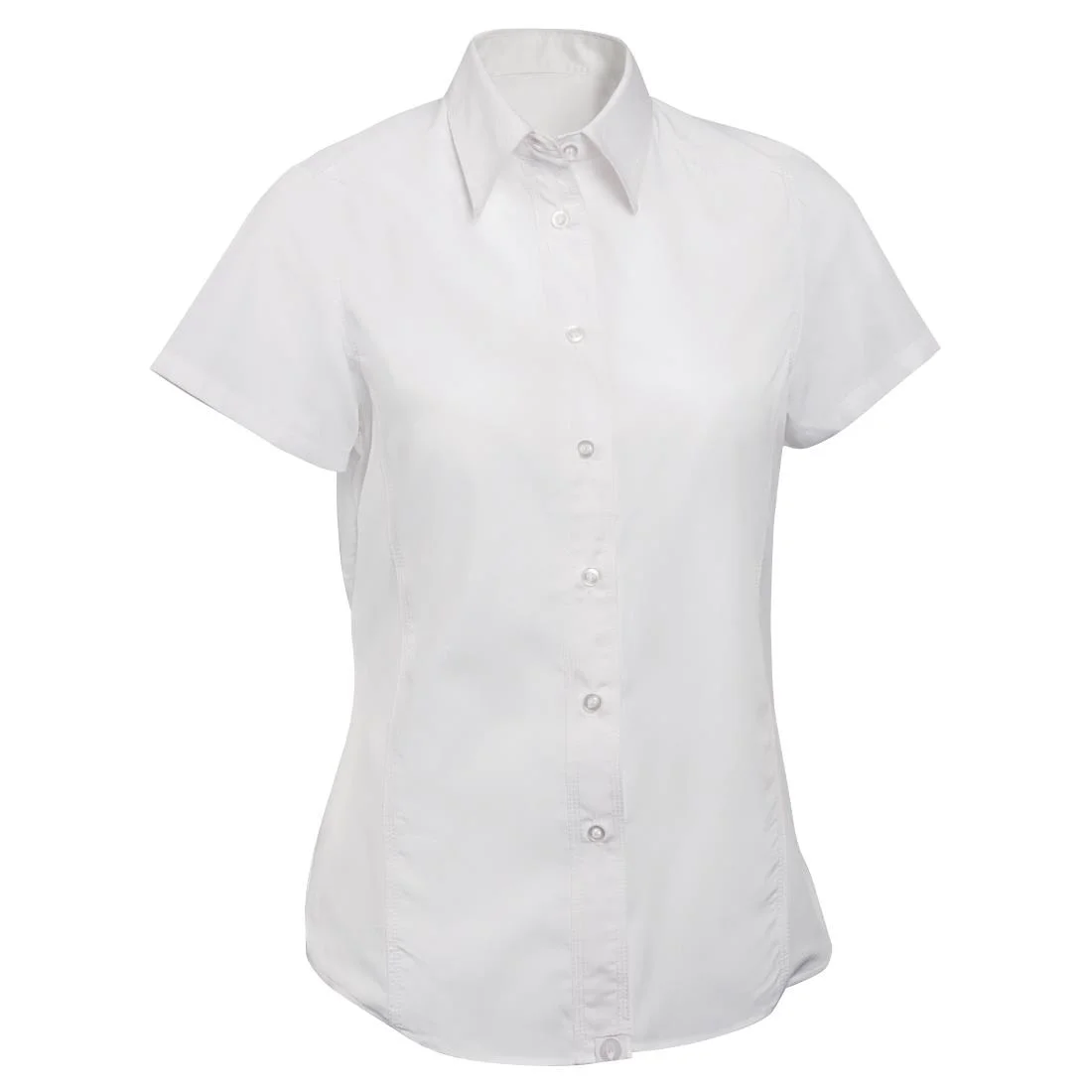 Chef Works Womens White Cool Vent Chefs Shirt - Image 2