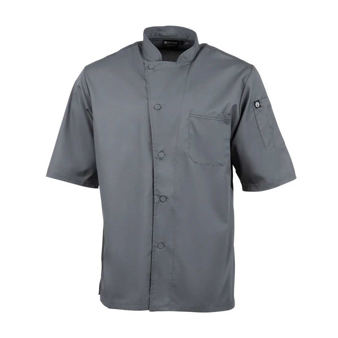 Chef Works Valais Signature Series Grey Unisex Chefs Jacket